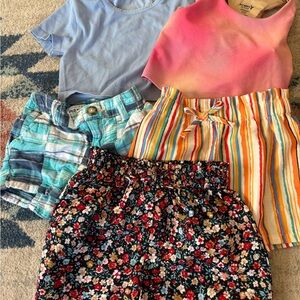 Kids Set 3 shorts and 2 tops
